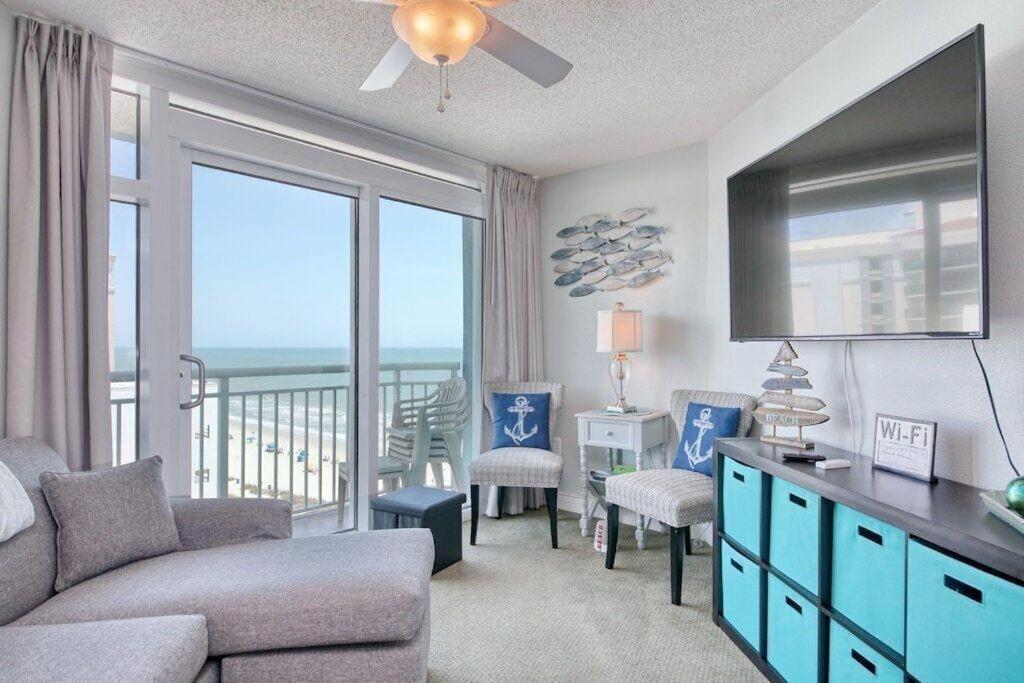 Villa 2501 S Ocean Blvd, 1031 - Ocean View Sleeps 8 à Myrtle Beach Extérieur photo