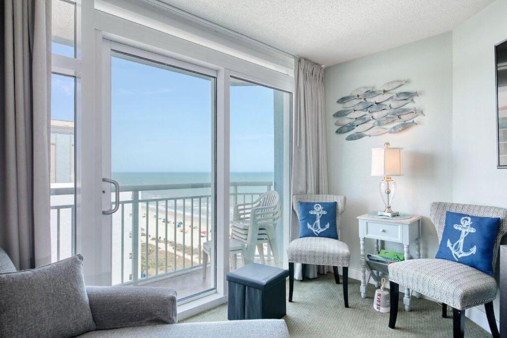 Villa 2501 S Ocean Blvd, 1031 - Ocean View Sleeps 8 à Myrtle Beach Extérieur photo